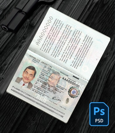 Argentina passport PSD